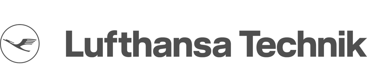 Lufthansa Technik logo, showcasing MRO’s trust in The Lean Airline for professional aviation training.